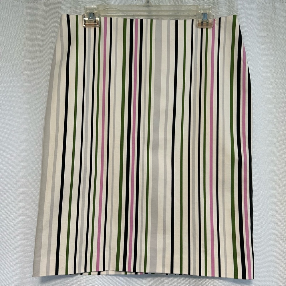 NWT SIZE 6 Ann Taylor Multi Color Pencil Skirt Knee-Length Work